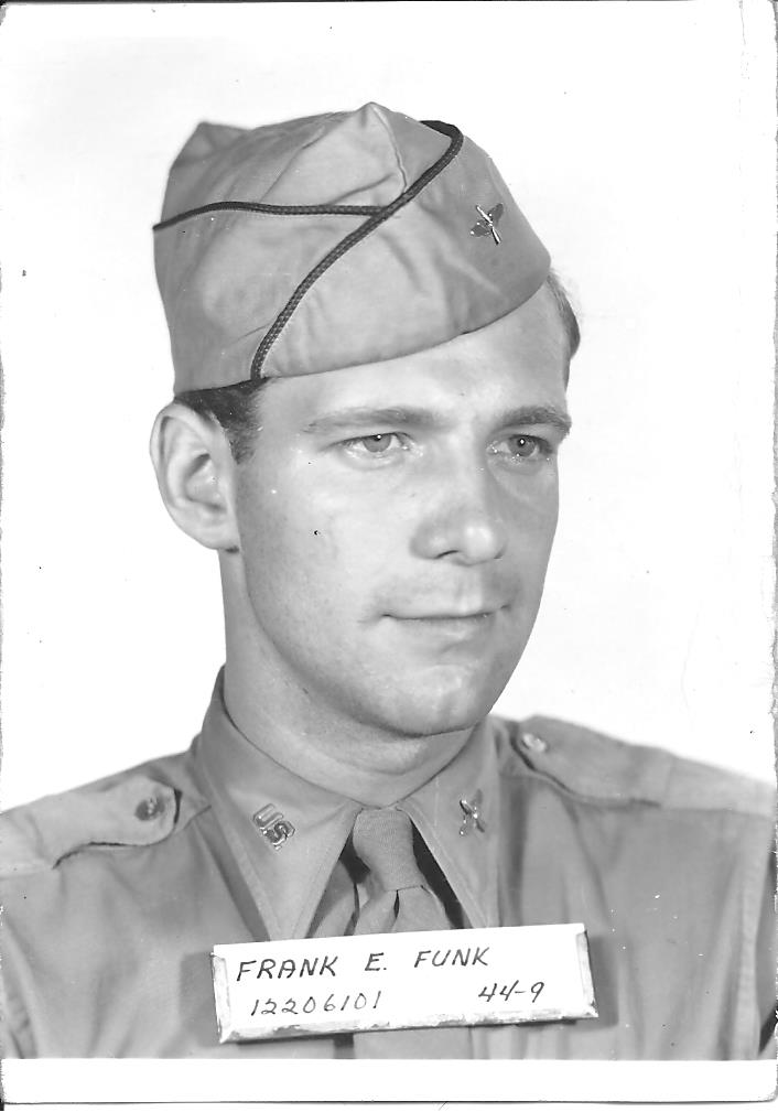 Flight Officer - Navigator Frank Funk in 1944