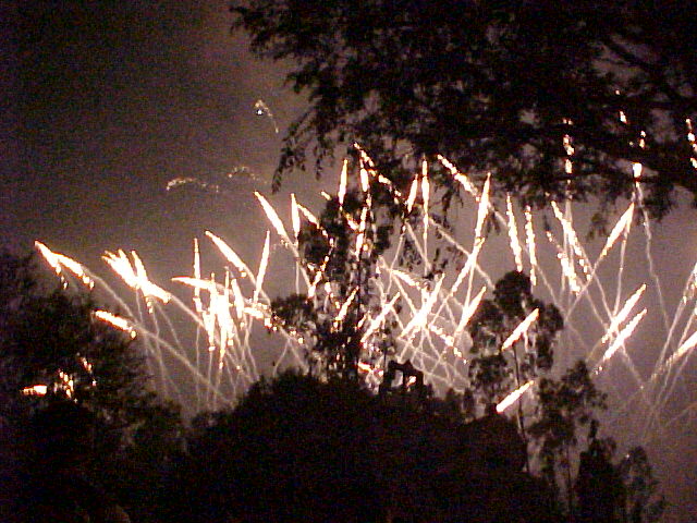 Disneyland fireworks.  Photo by JBl.