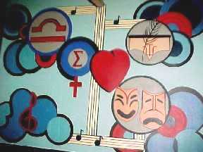 a painting she commissioned in the early 1970s