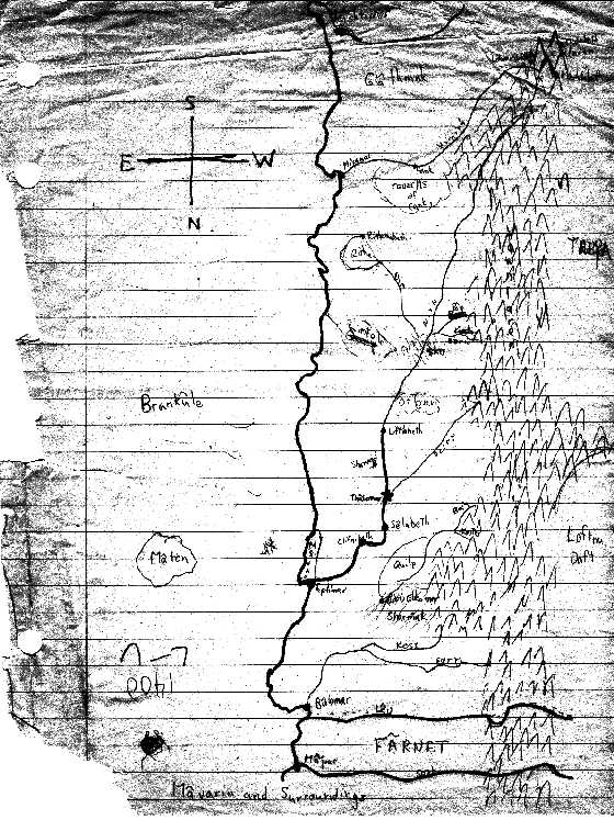 an early map of Mâvarin